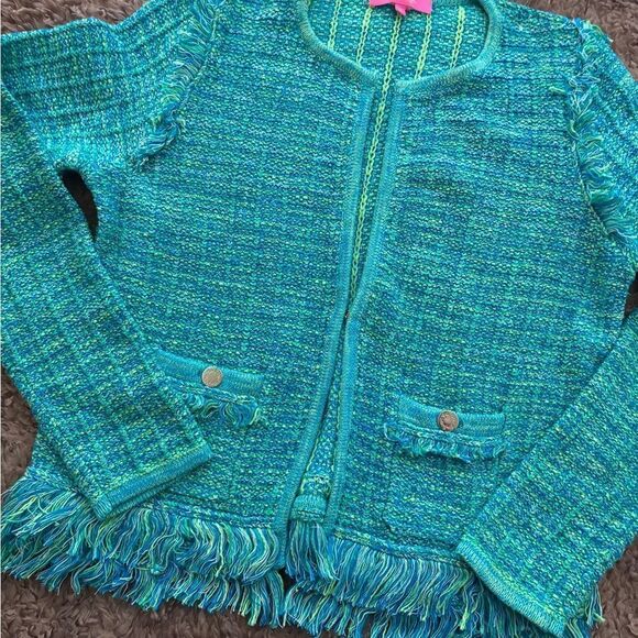 Lilly Pulitzer Green Cardigan - Picture 2 of 6